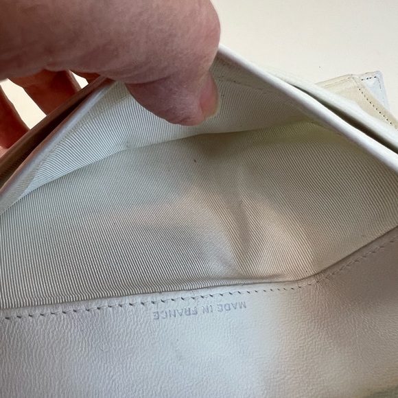 Chanel White Perforated Leather Continental Wallet w/Silver CC Hardware/Logo - Picture 16 of 16